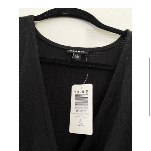 TORRID Black Babydoll Top - Picture 6 of 8